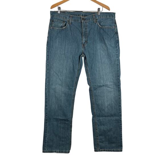 Levis 559 Jeans Mens 38x32 Blue Relaxed Straight Mid Rise Medium Wash Denim Y2K - Picture 1 of 11